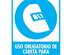 Uso obligatorio de careta para soldar - Pacific Fire