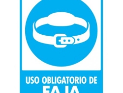 Uso obligatorio de faja - Pacific Fire