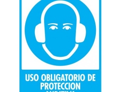 Uso obligatorio de proteccion auditiva - Pacific Fire