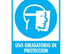 Uso obligatorio de proteccion facial - Pacific Fire