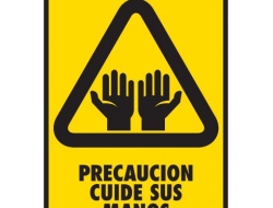 Precaución Cuide sus Manos - Pacific Fire