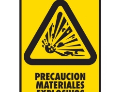 Precaución Materiales Explosivos - Pacific Fire