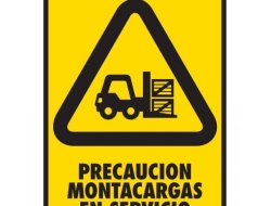 Precaución Montacargas en Servicio - Pacific Fire