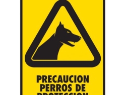 Precaución Perros de Protección - Pacific Fire