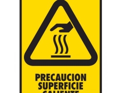 Precaución Superficie Caliente - Pacific Fire