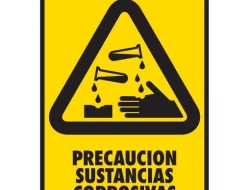 Precaución Sustancias Corrosivas - Pacific Fire