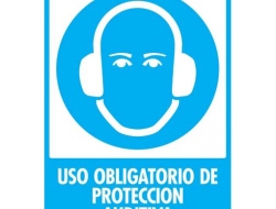 Uso obligatorio de proteccion auditiva - Pacific Fire
